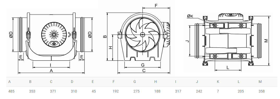 TD-EVO-315-SIZE