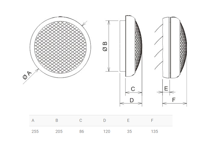 HCM-180N-size HCM 180N size